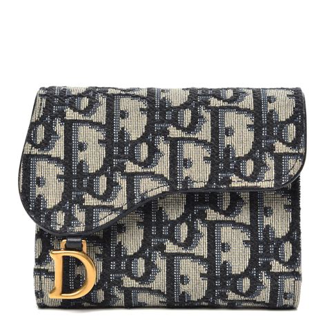 chritian dior wallet|christian dior oblique saddle wallet.